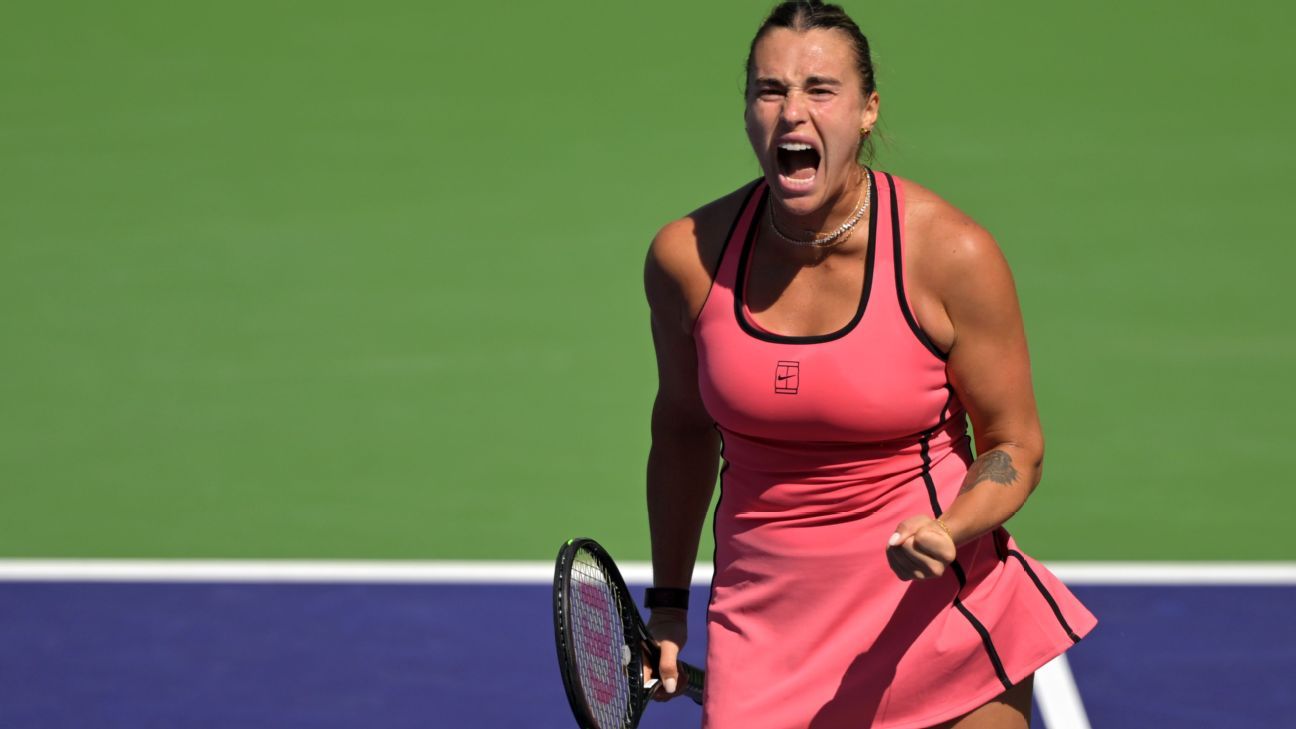 Sabalenka attributes 'mental health support' to her new dog. 1