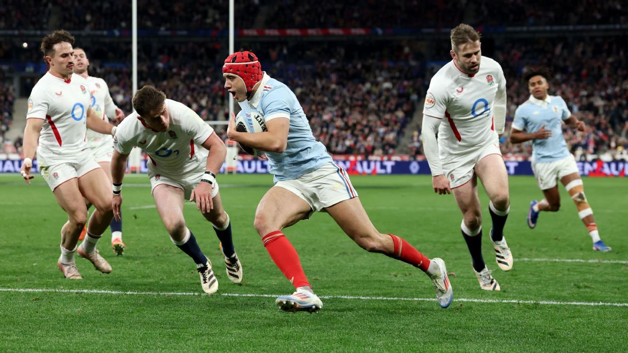 France 48-46 England: Thomas Ramos scores last-gasp penalty to win Six Nations France edges out England 48-46 as Thomas Ramos converts late penalty to secure Six Nations victory. 1