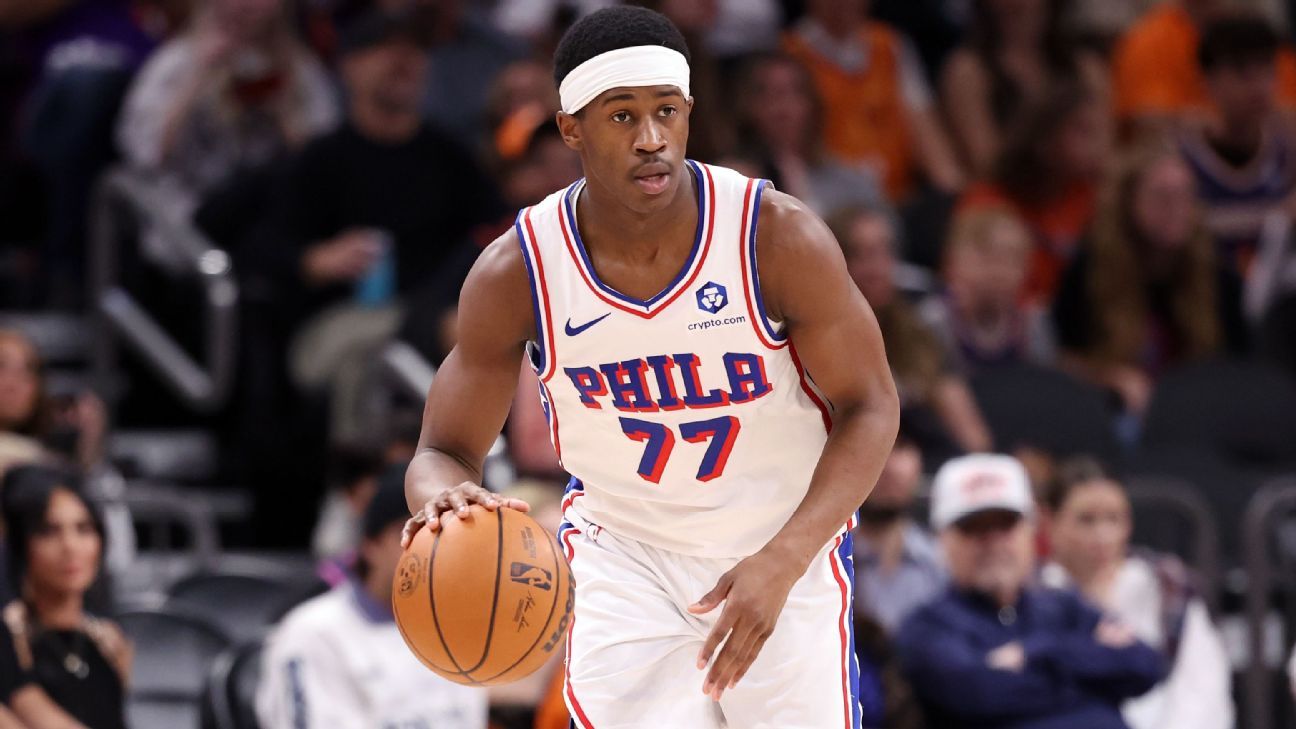 76ers' VJ Edgecombe sidelined for a minimum of one game due to back contusion 1