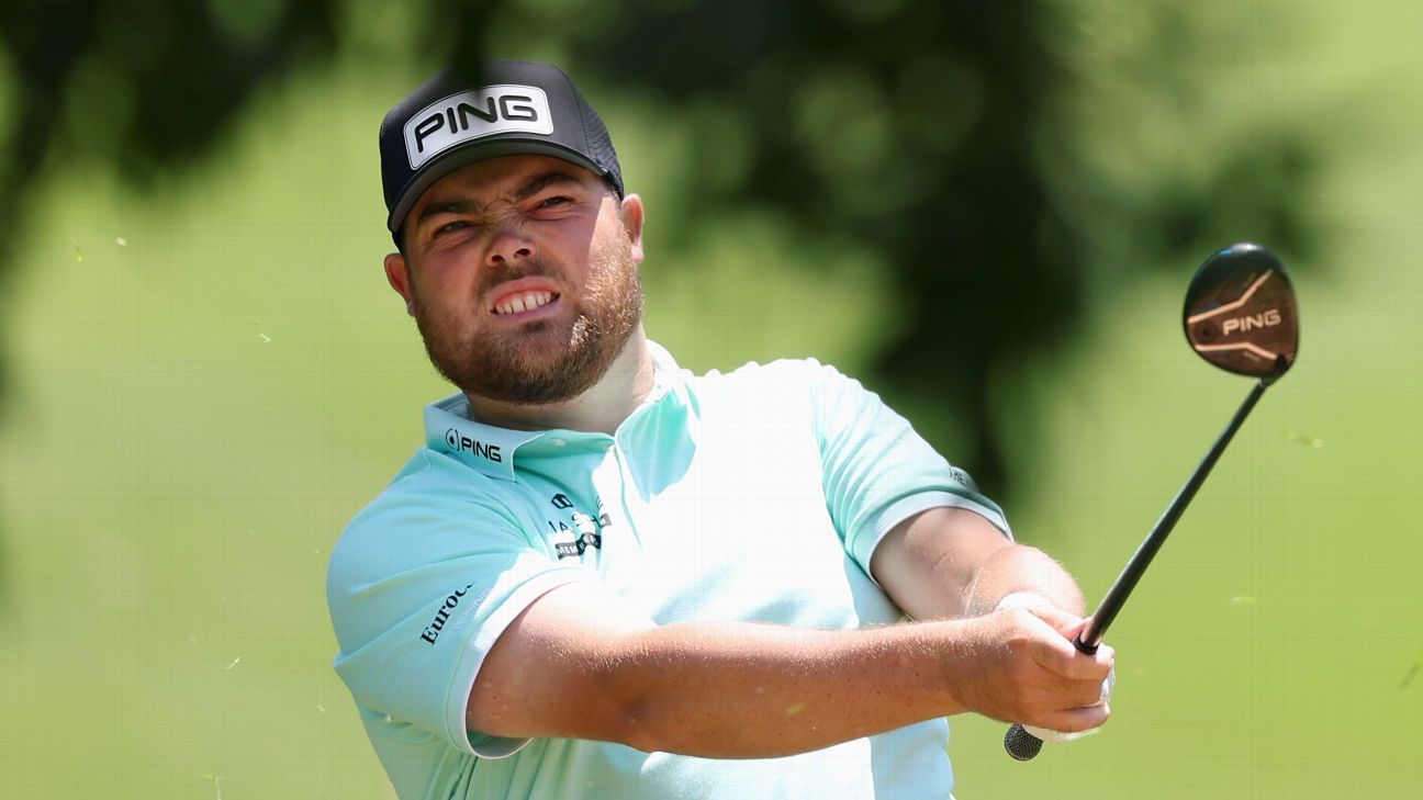 Dan Bradbury secures second Joburg Open title with challenging par save. 1