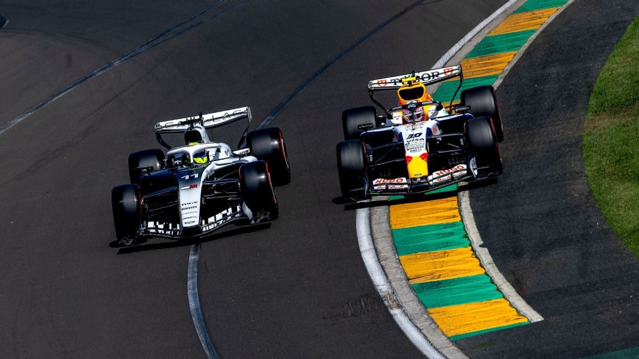 Liam Lawson and Sergio Pérez reignite rivalry at Australian Grand Prix 1