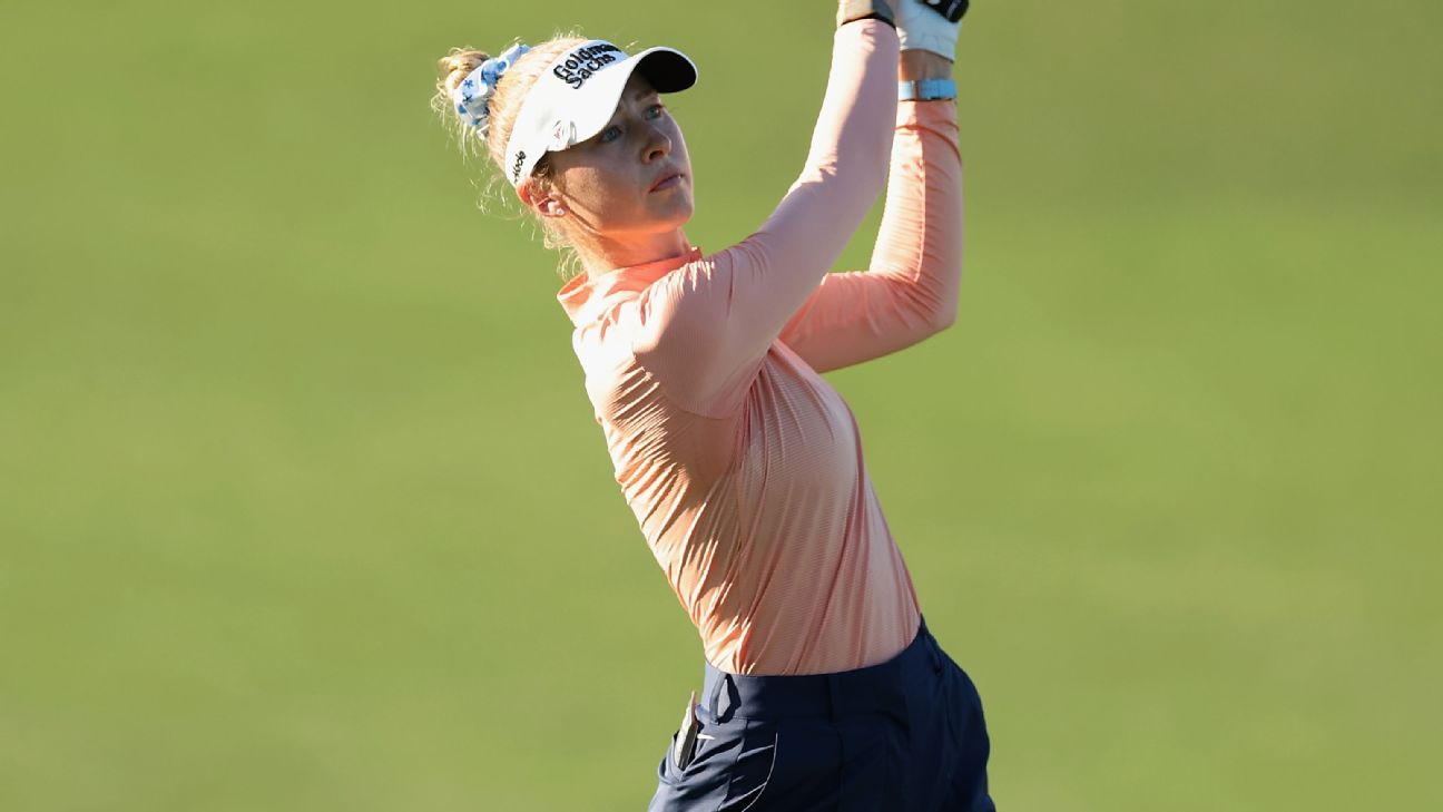 Nelly Korda finds her form, establishes a 2-stroke advantage in Phoenix. 1