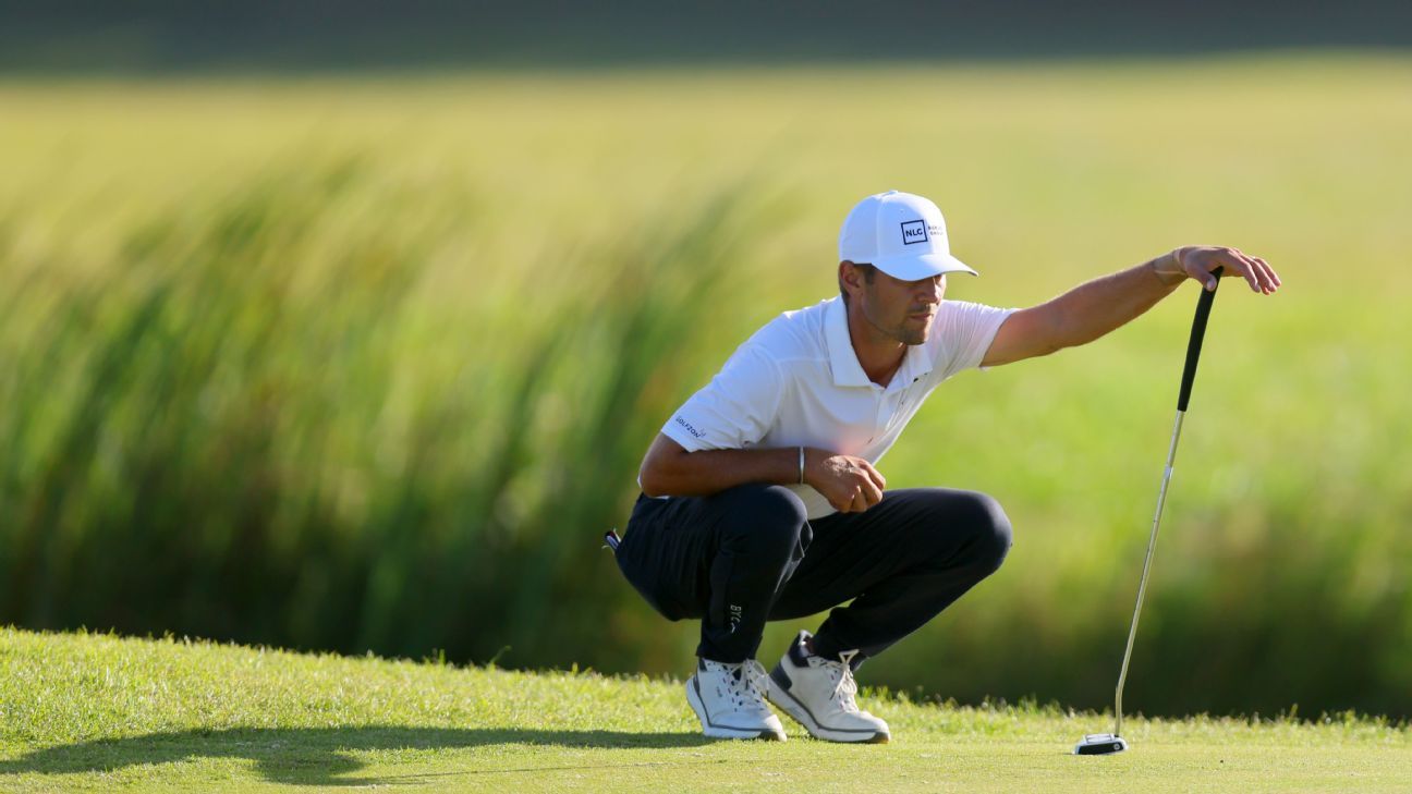 Blanchet extends lead to 4 strokes in Puerto Rico; Daly Jr. remains 6 strokes behind. 1