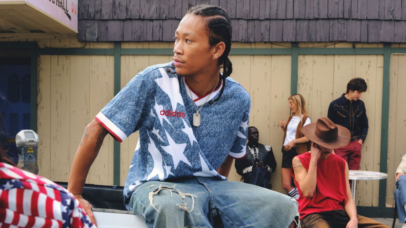 Adidas honors the USMNT's performance in the 1994 World Cup with a denim jersey. 1
