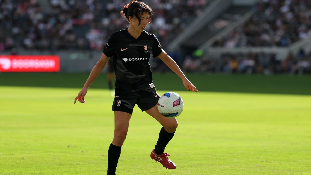 Hina Sugita of Angel City and Japan sidelined for the season due to torn ACL 1