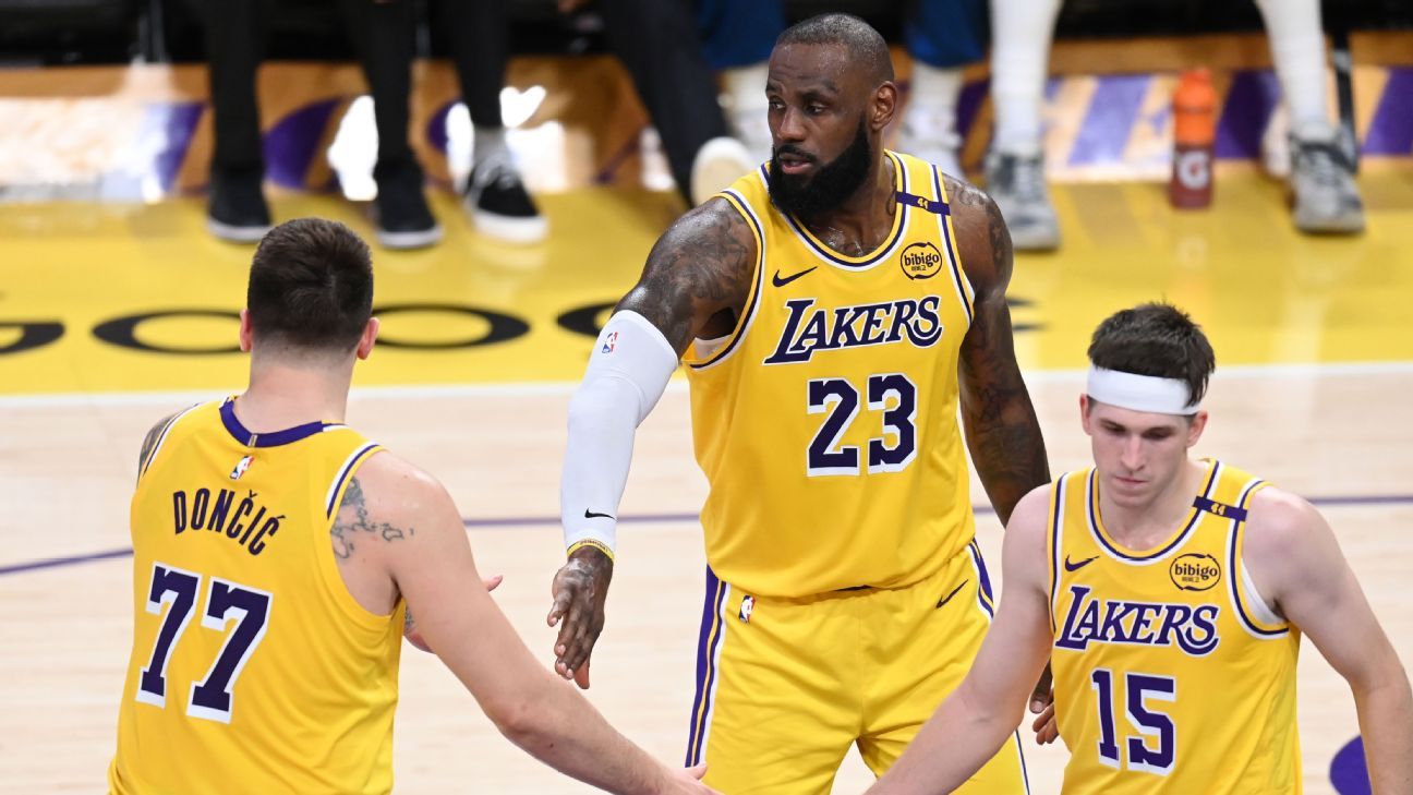 LeBron, Doncic, and Reaves uncertain for Lakers matchup with Heat 1