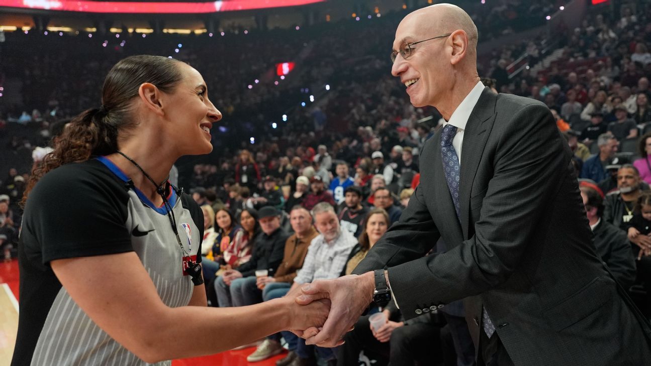 NBA's Adam Silver visits Portland after bill passes to fund arena renovations NBA Commissioner Adam Silver travels to Portland following the approval of funding for arena upgrades. 1