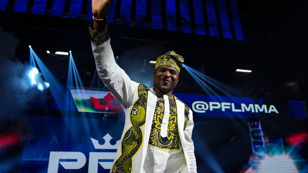 MMA fighter Francis Ngannou parted ways with PFL, becoming a free agent. 1