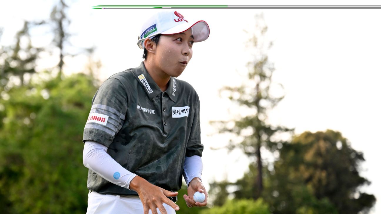 Hyo Joo Kim narrowly defeats Nelly Korda to secure victory at the LPGA Tour's Founders Cup. 1