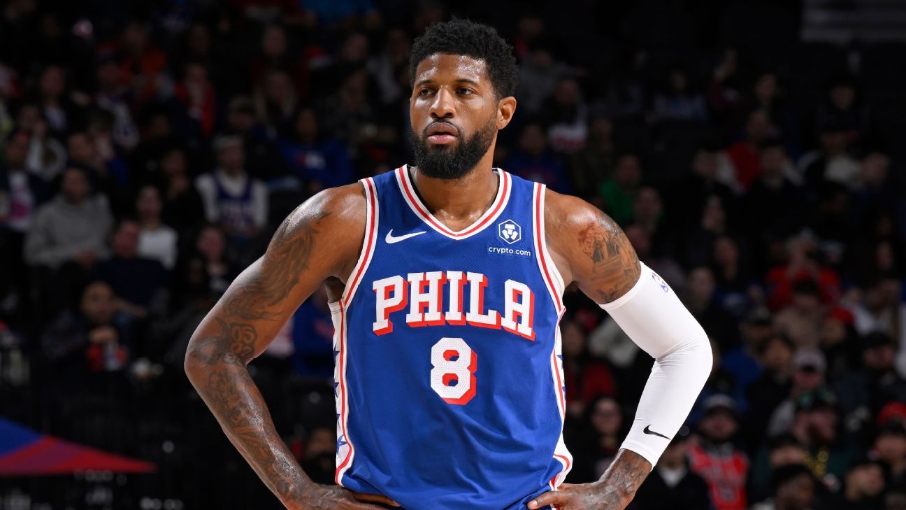 Paul George of the 76ers attributed his use of a prohibited substance to mental health issues. 1