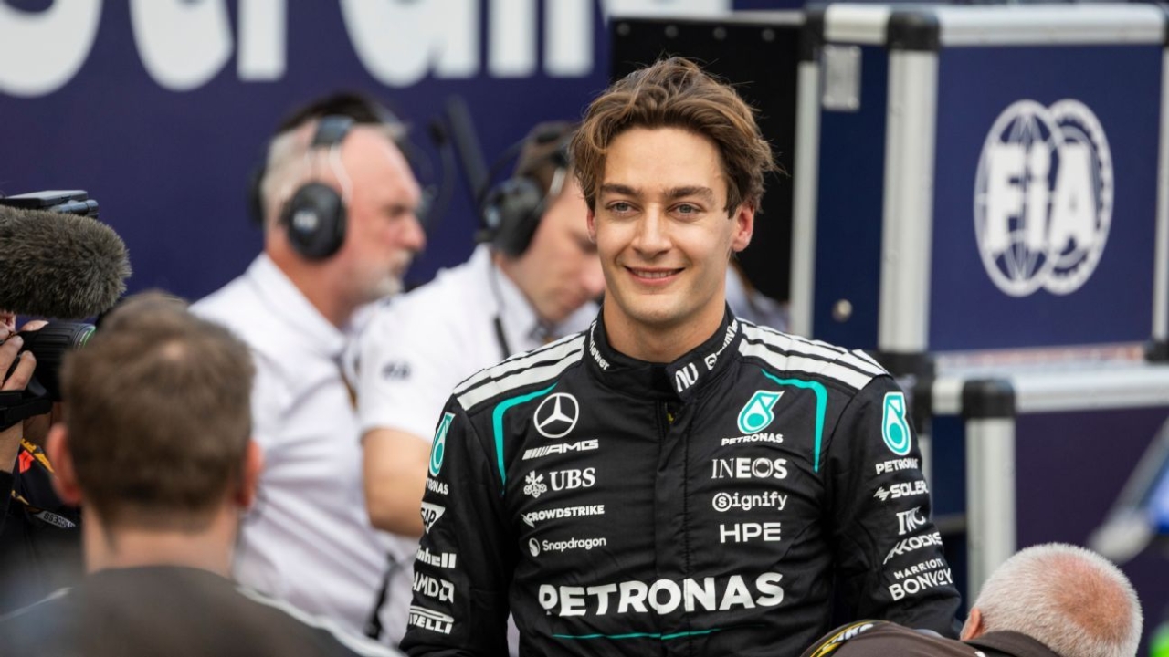 George Russell commits to "capitalize on opportunities" following pole position in Australian GP qualifying. 1