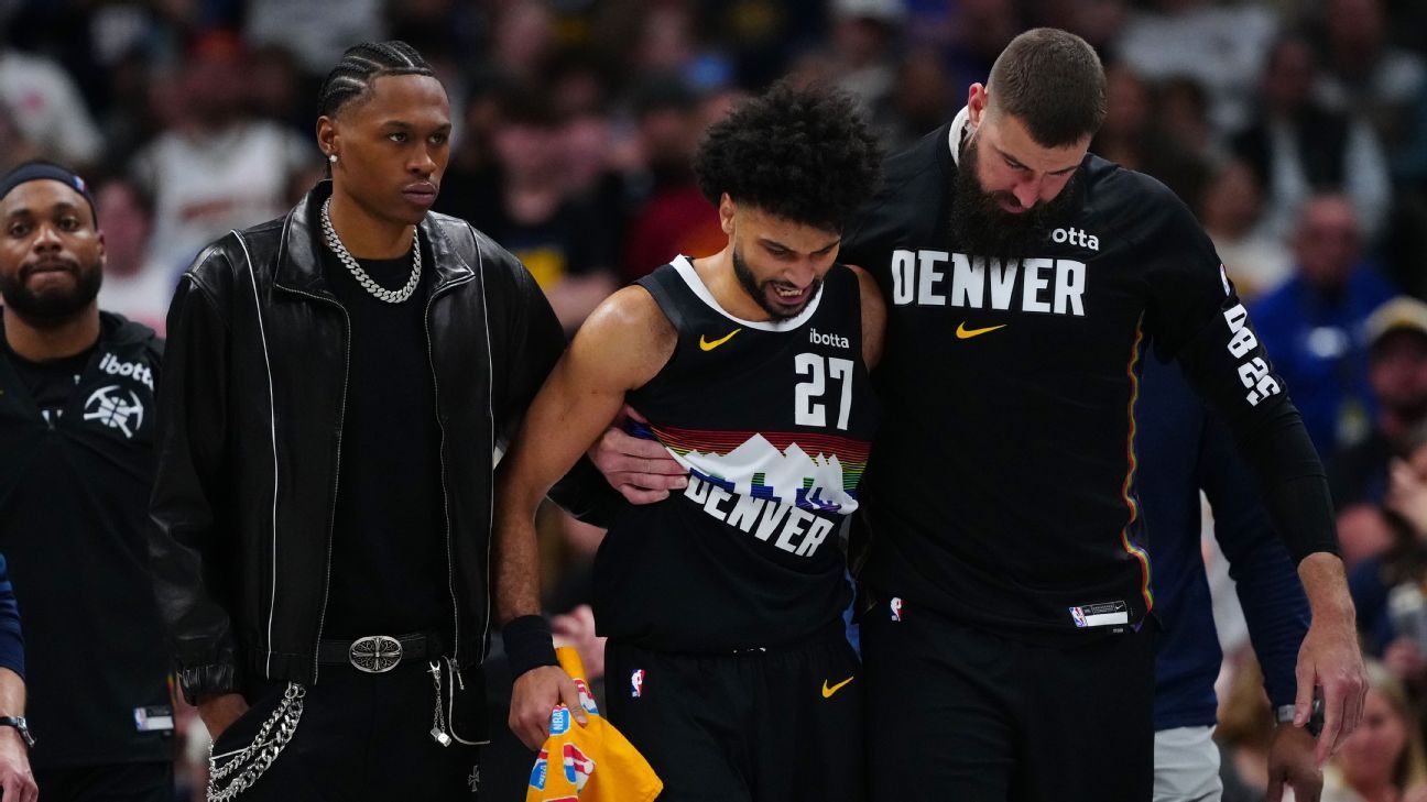 Nuggets' Jamal Murray listed as day-to-day due to ankle injury. 1