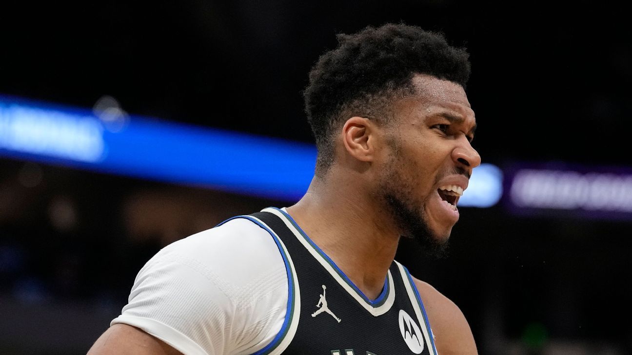 Giannis sidelined for a minimum of one week due to knee injury. 1