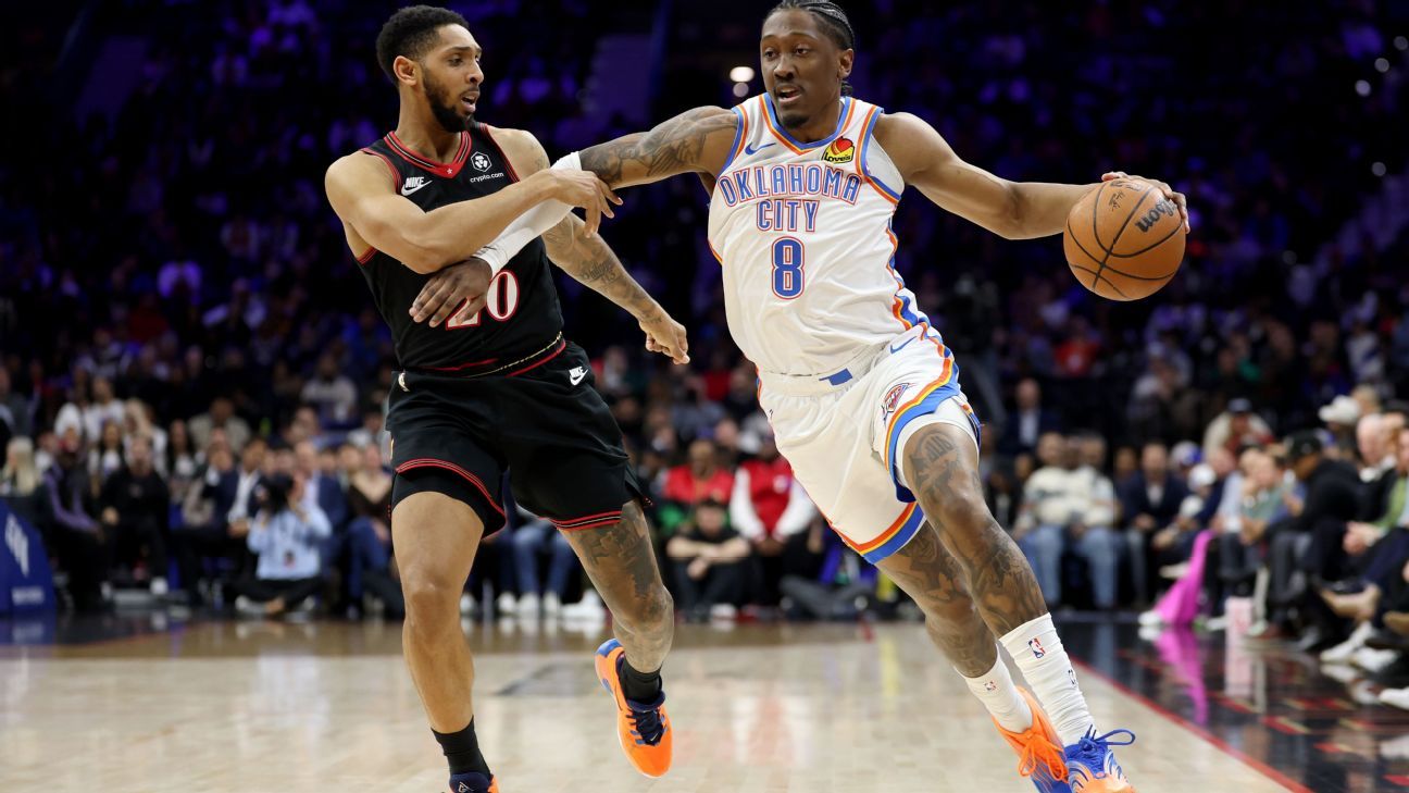 Jalen Williams makes his comeback in Thunder's victory against the 76ers. 1