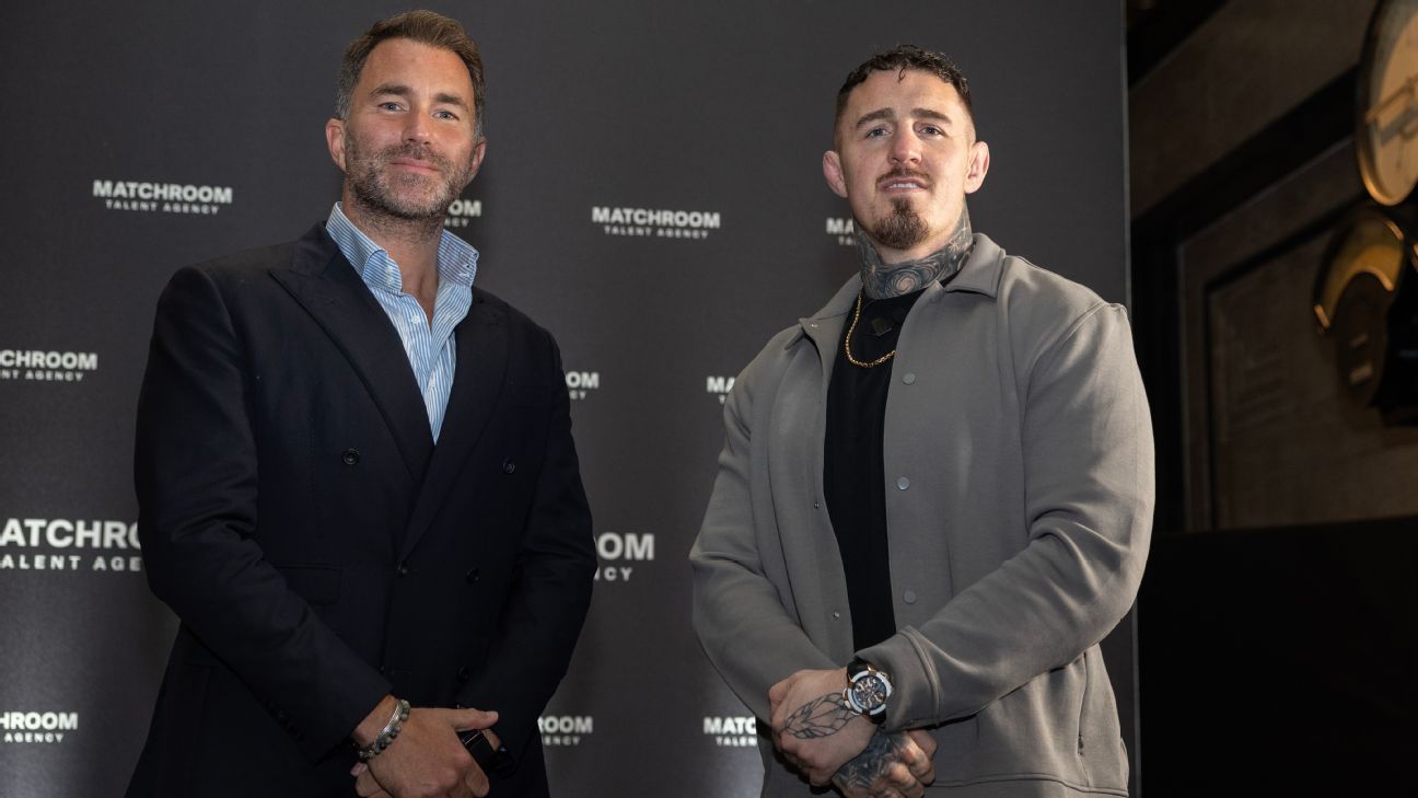 Eddie Hearn committed to assisting Tom Aspinall in regaining his confidence. 1