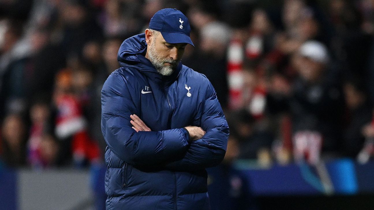 Tottenham suffers historic sixth consecutive defeat. 1