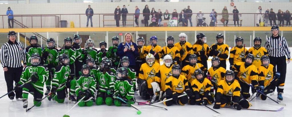 East Coast Wizards and Bay State Breakers Commemorate IIHF Global Girls Game 2