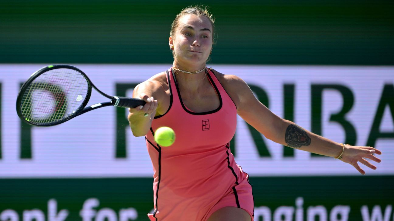 Sabalenka and Sinner advance to semifinals at BNP Paribas Open 1