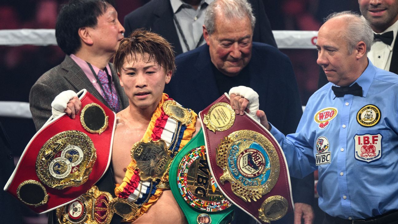 Inoue and Nakatani to face off for title on May 2 at Tokyo Dome 1