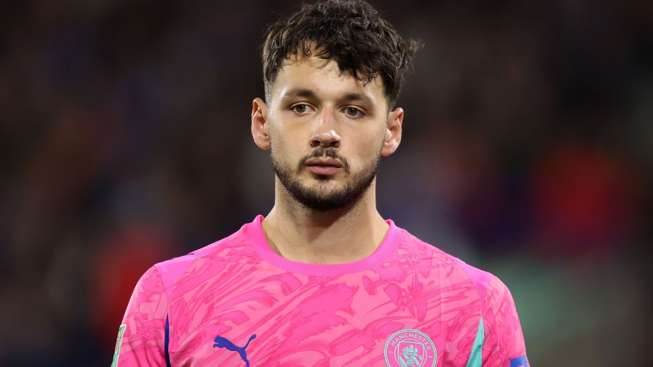 James Trafford set to begin for Manchester City in Carabao Cup final - but departure remains a possibility. 1