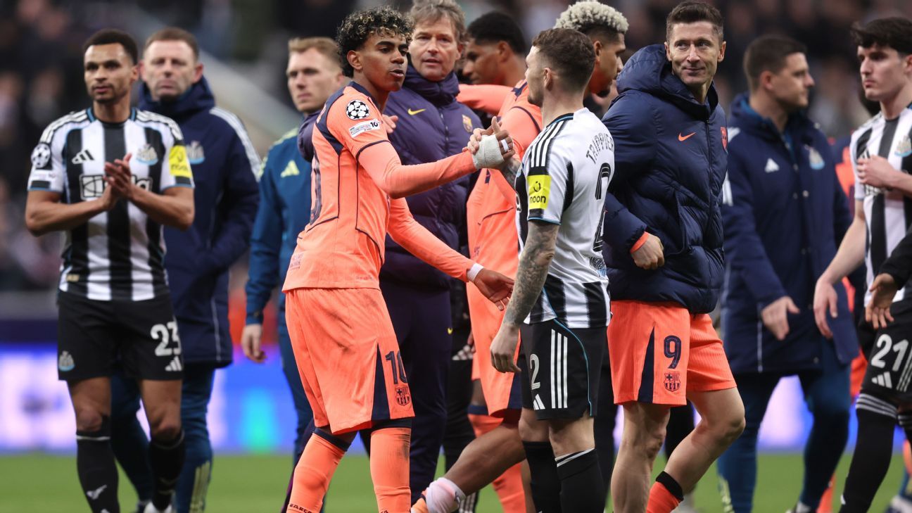 Lamine Yamal's late strike for Barcelona proves challenging for Newcastle. 1