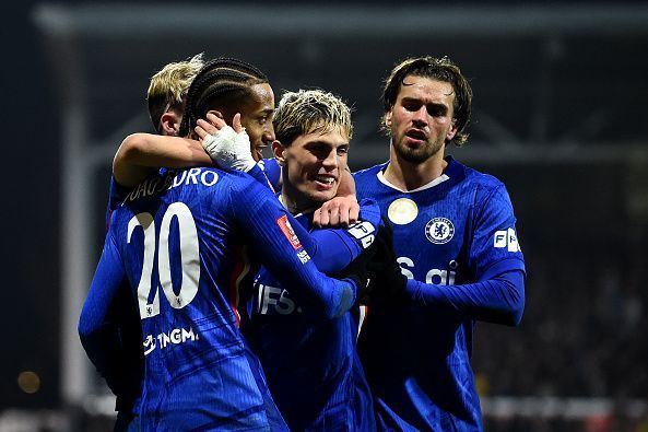 Liam Rosenior acknowledges that Chelsea had a 'fortunate' victory in the FA Cup match against Wrexham. 1