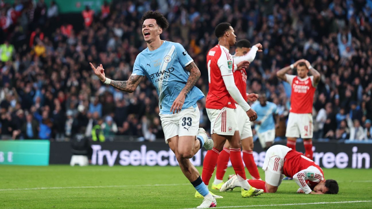 Man City defeats a subdued Arsenal in Carabao Cup; Is the Premier League title race still alive? 1