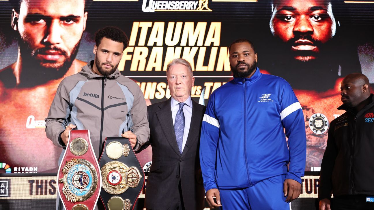 Moses Itauma vs. Jermaine Franklin Jr. LIVE: Latest updates from heavyweight clash Moses Itauma vs. Jermaine Franklin Jr. LIVE: Current updates from heavyweight bout 1