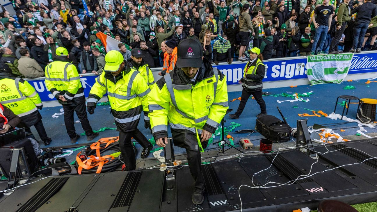 Authorities declare large visiting supporter groups 'unsafe' for Old Firm derby. 1