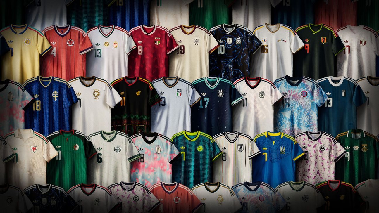 Rating Adidas' 2026 World Cup away shirts: Argentina, Spain, Mexico and more Evaluating Adidas' away kits for the 2026 World Cup: Argentina, Spain, Mexico, and others 1