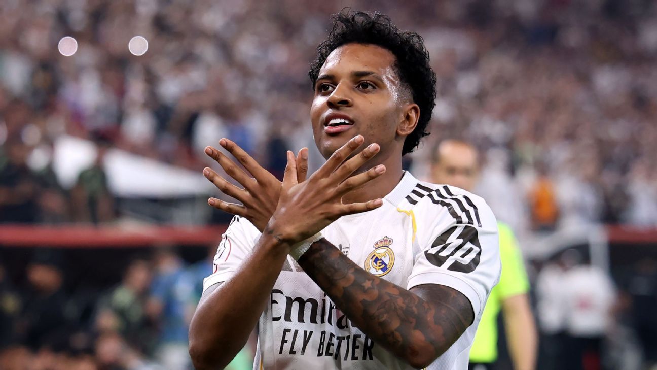 Real Madrid's Rodrygo (torn ACL) out for season, to miss World Cup Real Madrid's Rodrygo sidelined for the season due to torn ACL, will miss World Cup. 1