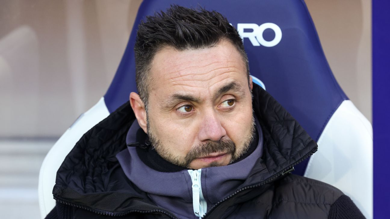 Roberto De Zerbi set to be announced as Tottenham boss - sources Roberto De Zerbi expected to be named Tottenham manager, according to sources. 1