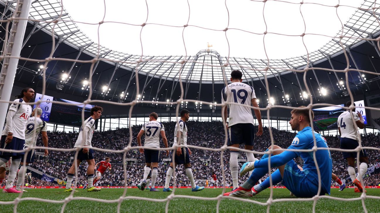 Tottenham facing relegation threat following disappointing defeat to Forest 1