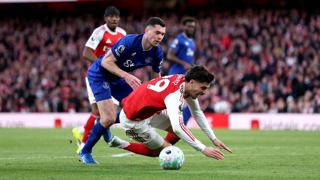 VAR review: Why Arsenal should have had a penalty vs. Everton VAR analysis: Reasons Arsenal was denied a penalty against Everton 1