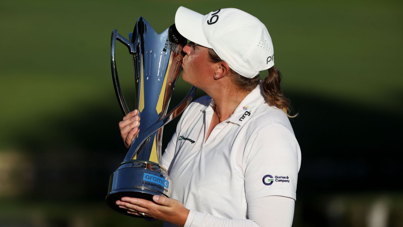Lauren Coughlin wins LPGA Tour's Aramco Championship Lauren Coughlin claims victory at the LPGA Tour's Aramco Championship. 1