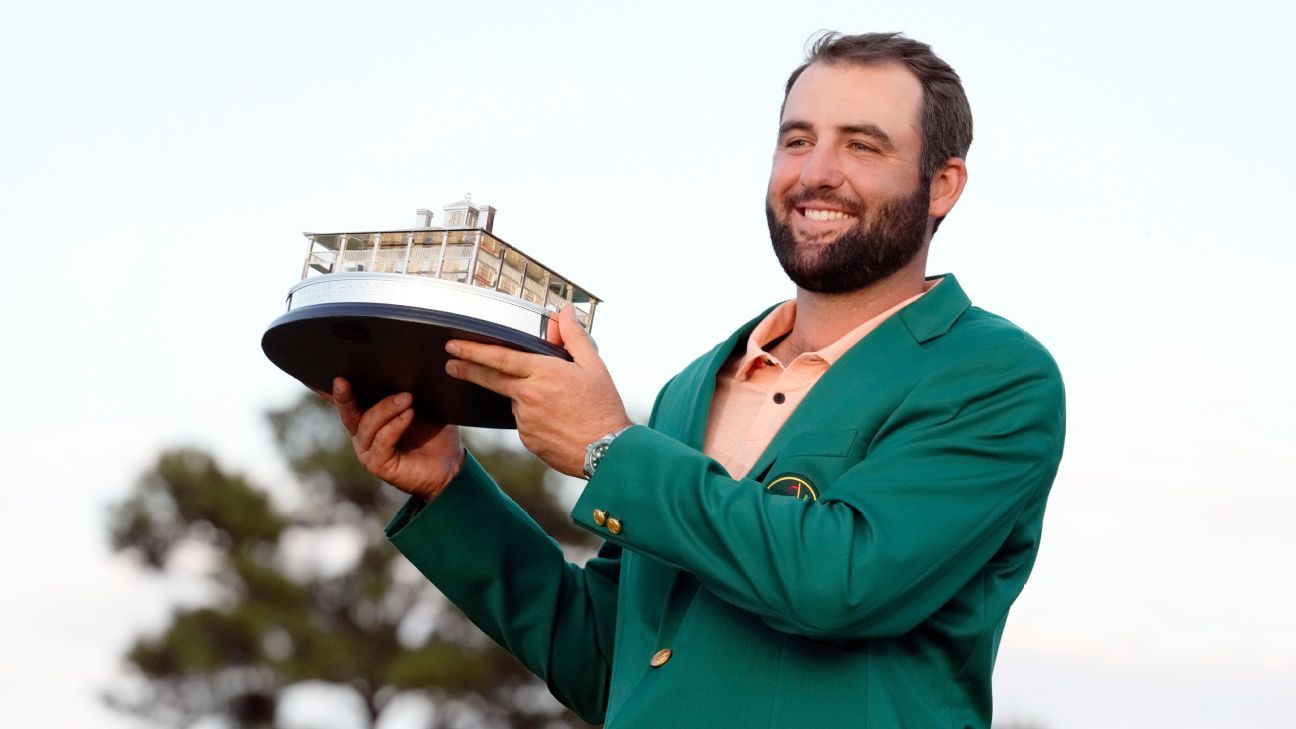 Scheffler's Masters odds dip; Rahm, Bryson, Rory among favorites Scheffler's chances for the Masters decrease; Rahm, Bryson, and Rory listed as top contenders 1