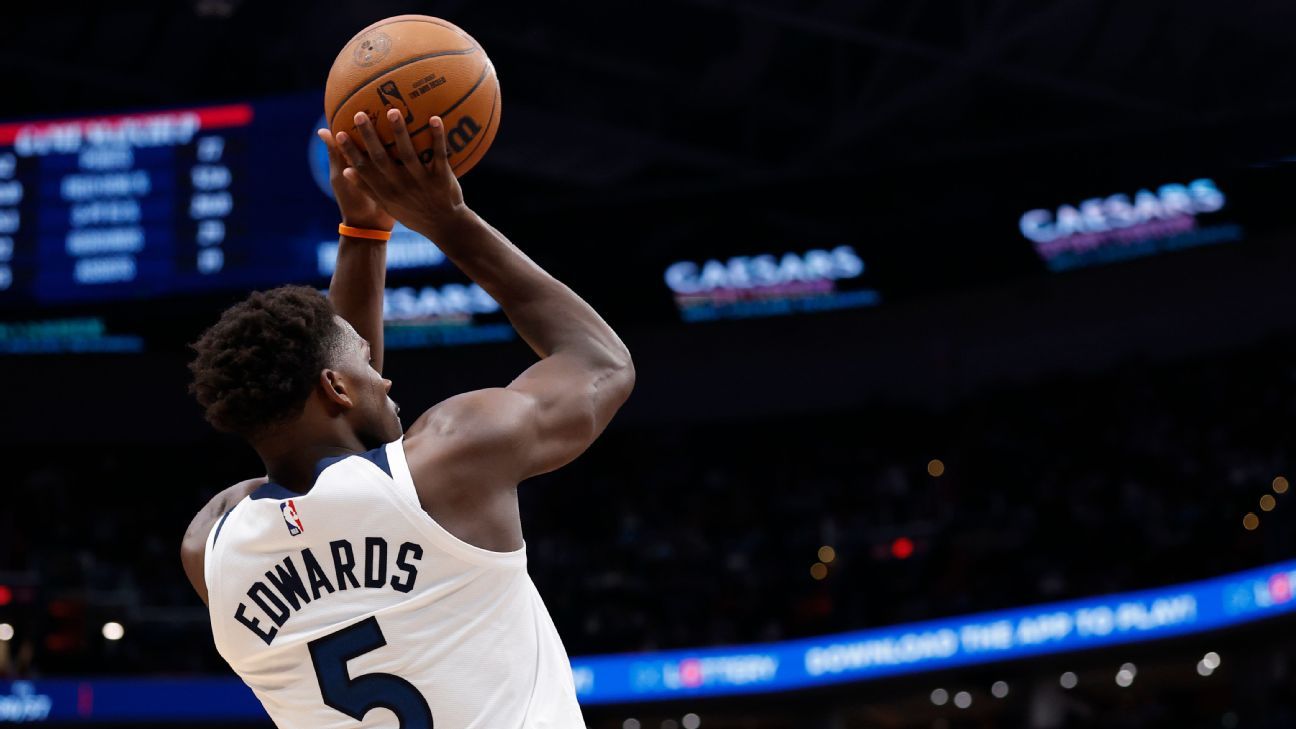 Edwards disqualified from NBA honors following Wolves' decision to exclude him against Pistons 1