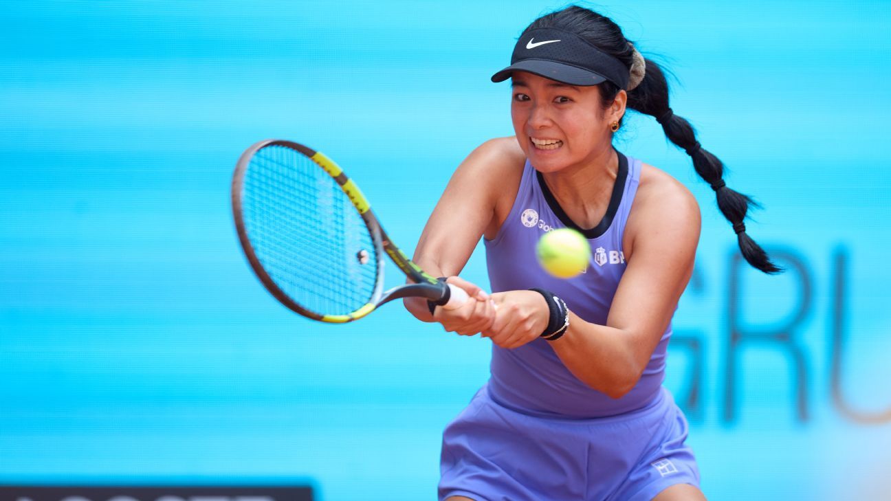 Alex Eala defeats Anastasia Pavlyuchenkova in the opening round of the Mutua Madrid Open. 1