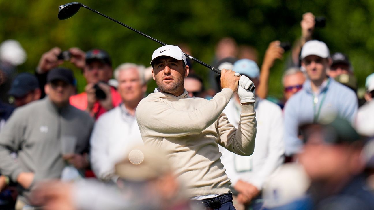 Scottie Scheffler presents a distinct atmosphere at Augusta compared to other prominent golfers. 1