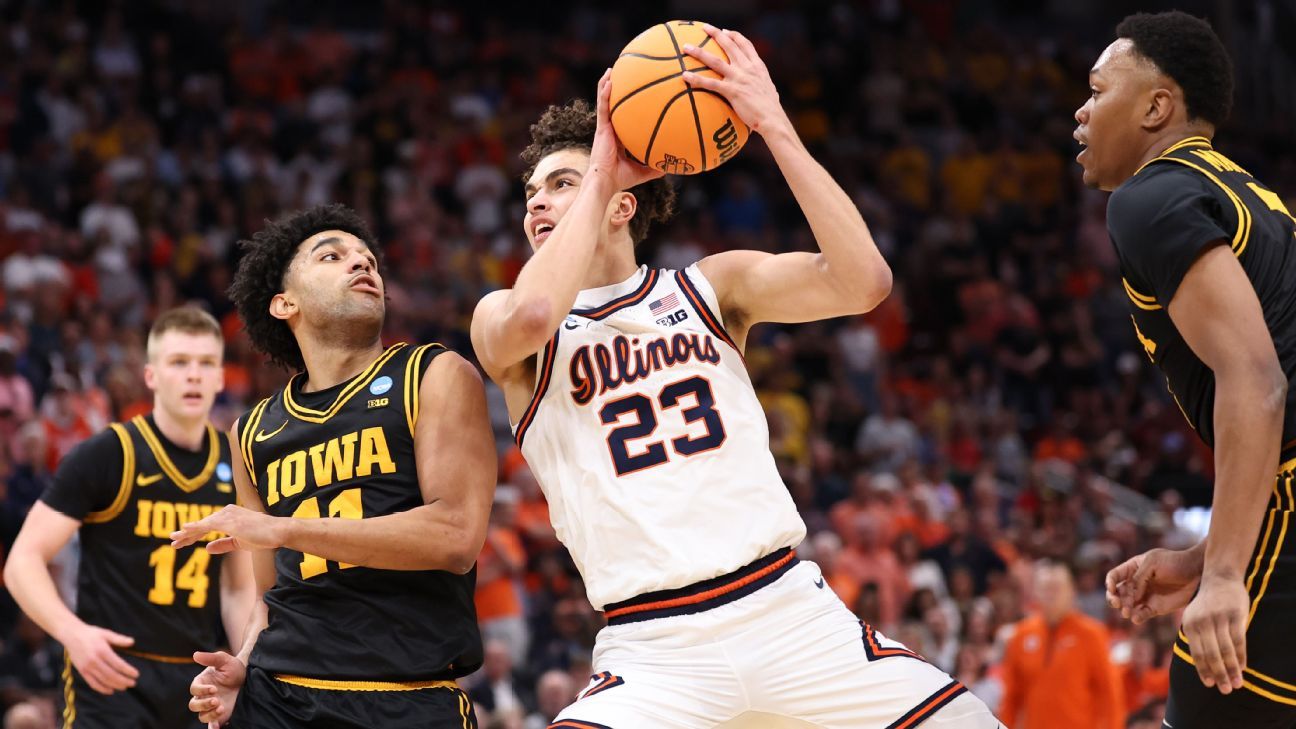Illinois standout freshman Keaton Wagler announces intention to enter NBA draft. 1