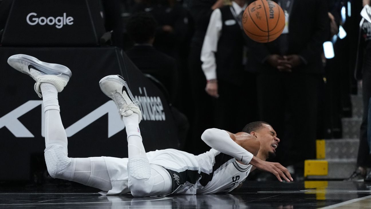 Spurs' Wembanyama (concussion protocol) leaves game against Blazers 1