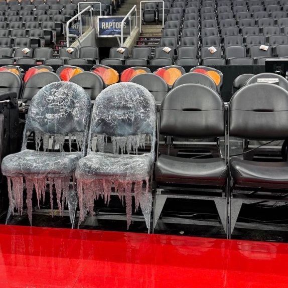 Raptors nod to Drake's rumored 'Iceman' album with icy seat display Raptors acknowledge Drake's speculated 'Iceman' album with frosty seating arrangement. 1
