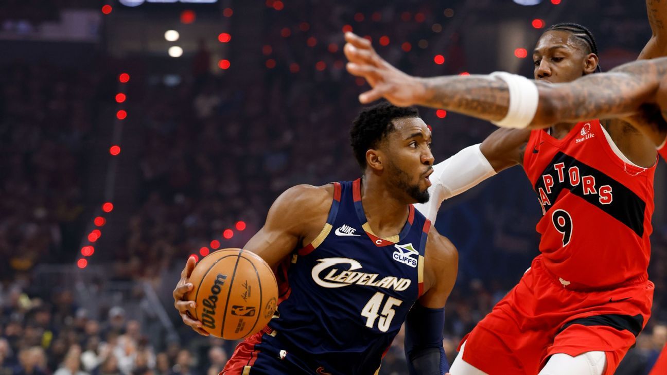 Mitchell and Harden assist Cavaliers in defeating Raptors to take 2-0 series advantage. 1