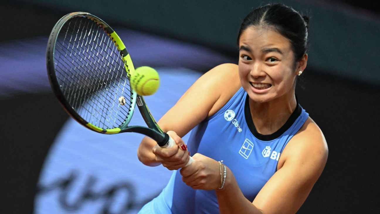 Alex Eala narrowly falls to Jelena Ostapenko at the Linz Open. 1