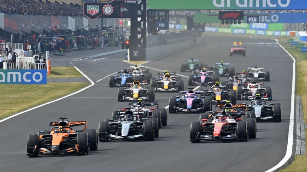 When is the upcoming Formula 1 race, and what is the reason for the extended hiatus? 1