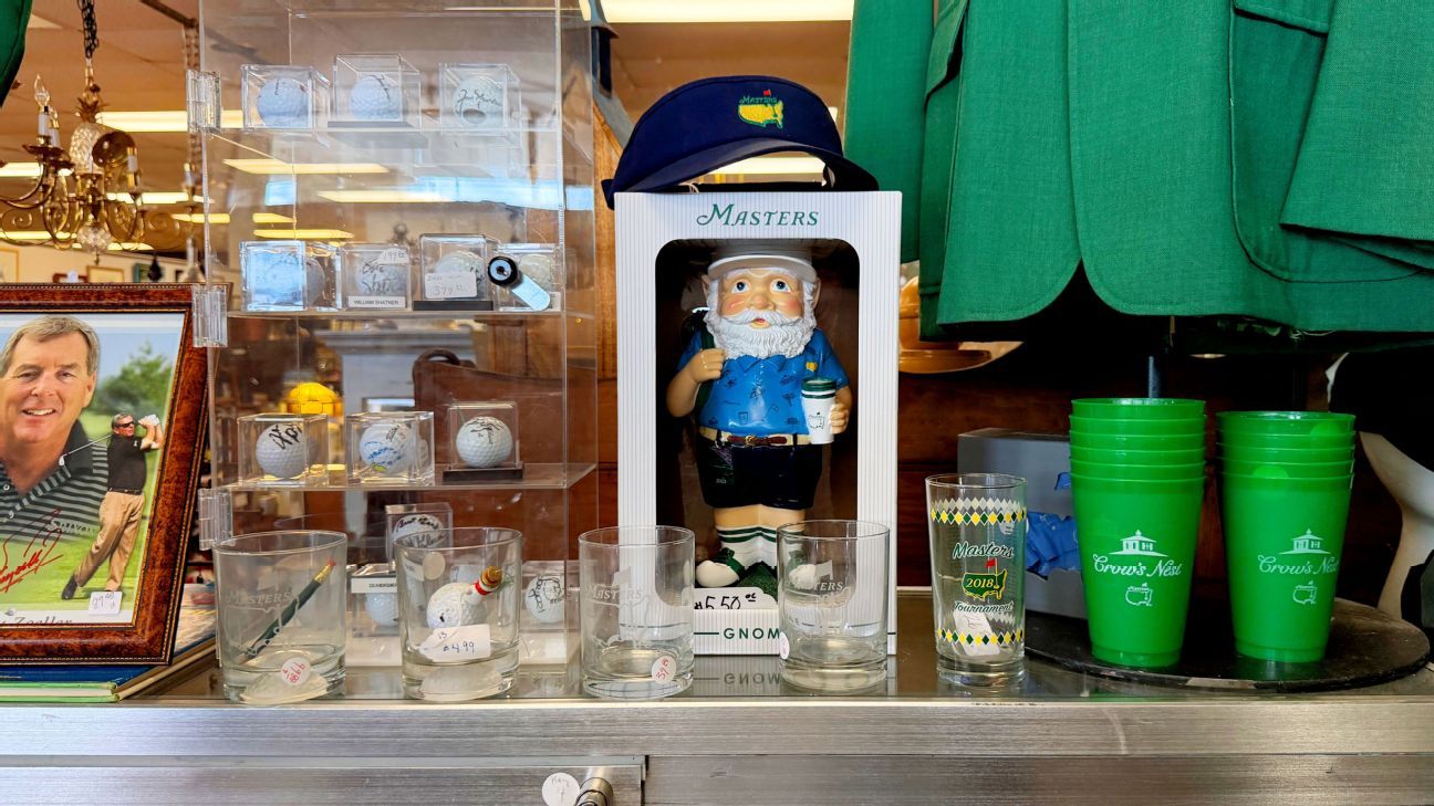 The rise of a lawn gnome as the most sought-after item at the Masters 1