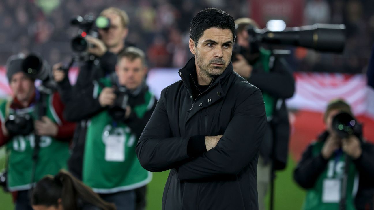 Arsenal need Mikel Arteta to step up now to avoid disaster again Arsenal require Mikel Arteta to elevate his performance to prevent another setback. 1