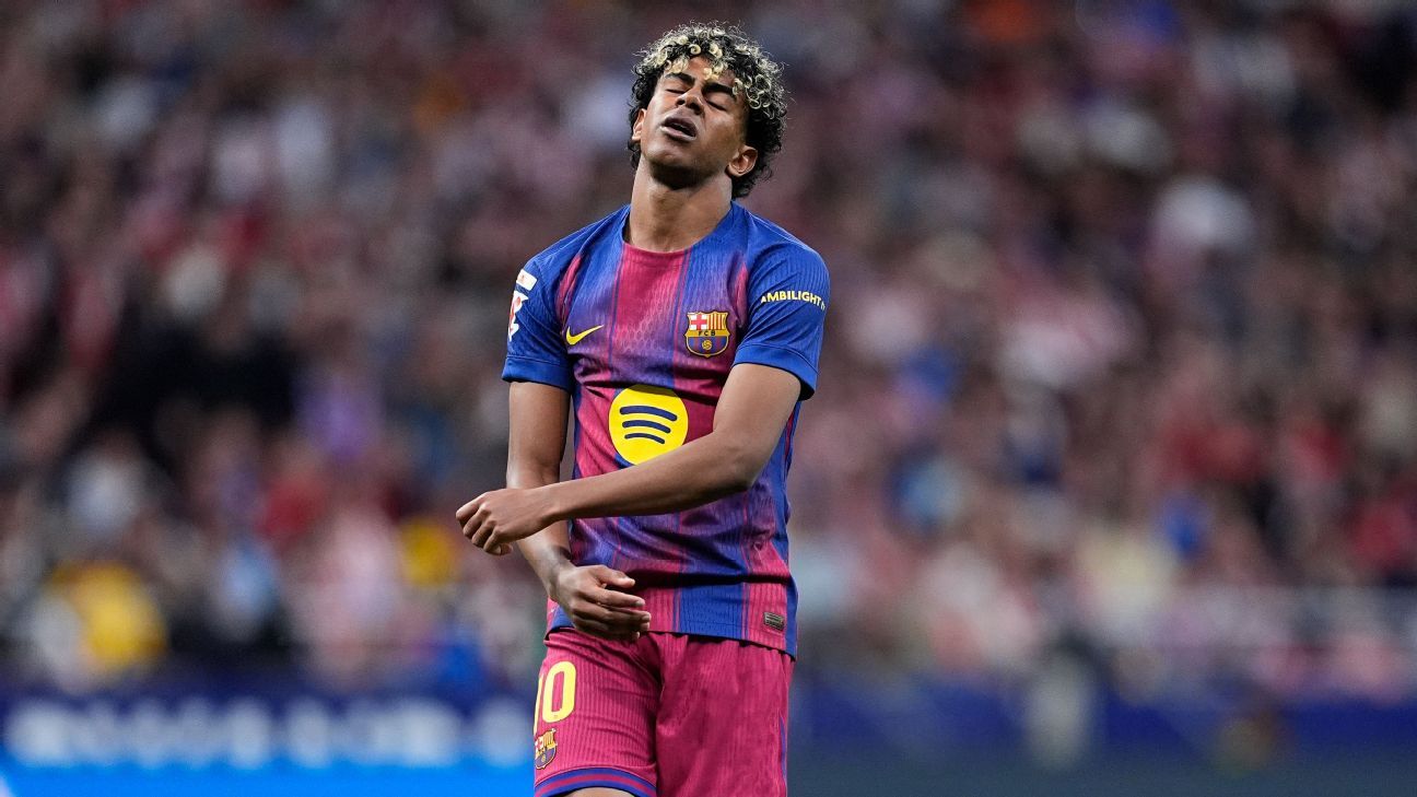 Barcelona boss Flick: 'Angry' Yamal will soon be in 'better mood' Barcelona manager Flick: 'Upset' Yamal will soon be in a 'happier state' 1