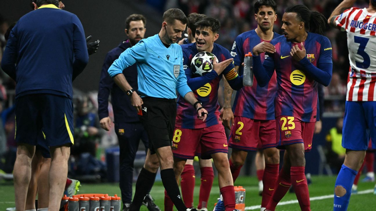 Barcelona file fresh UEFA complaint over Champions League refs Barcelona submits new UEFA grievance regarding Champions League officials. 1