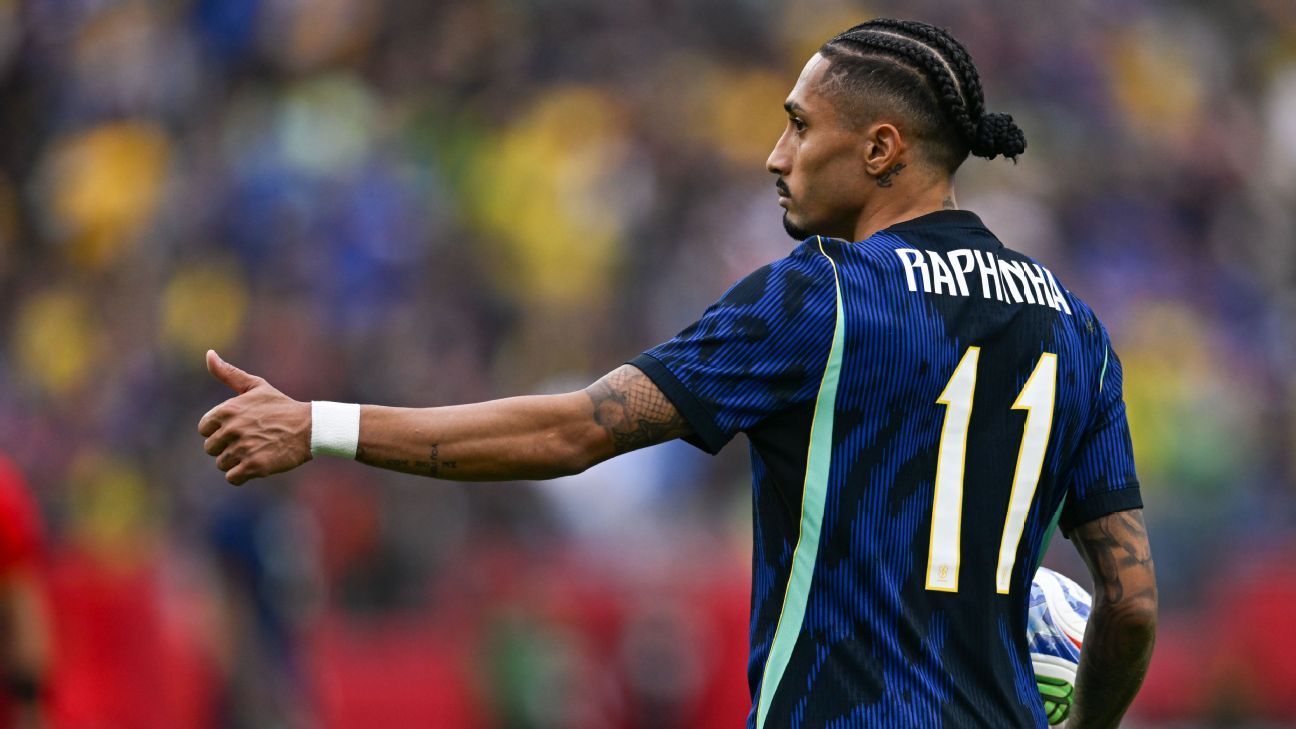 Barcelona's president Joan Laporta expresses frustration with FIFA regarding Raphinha's injury. 1